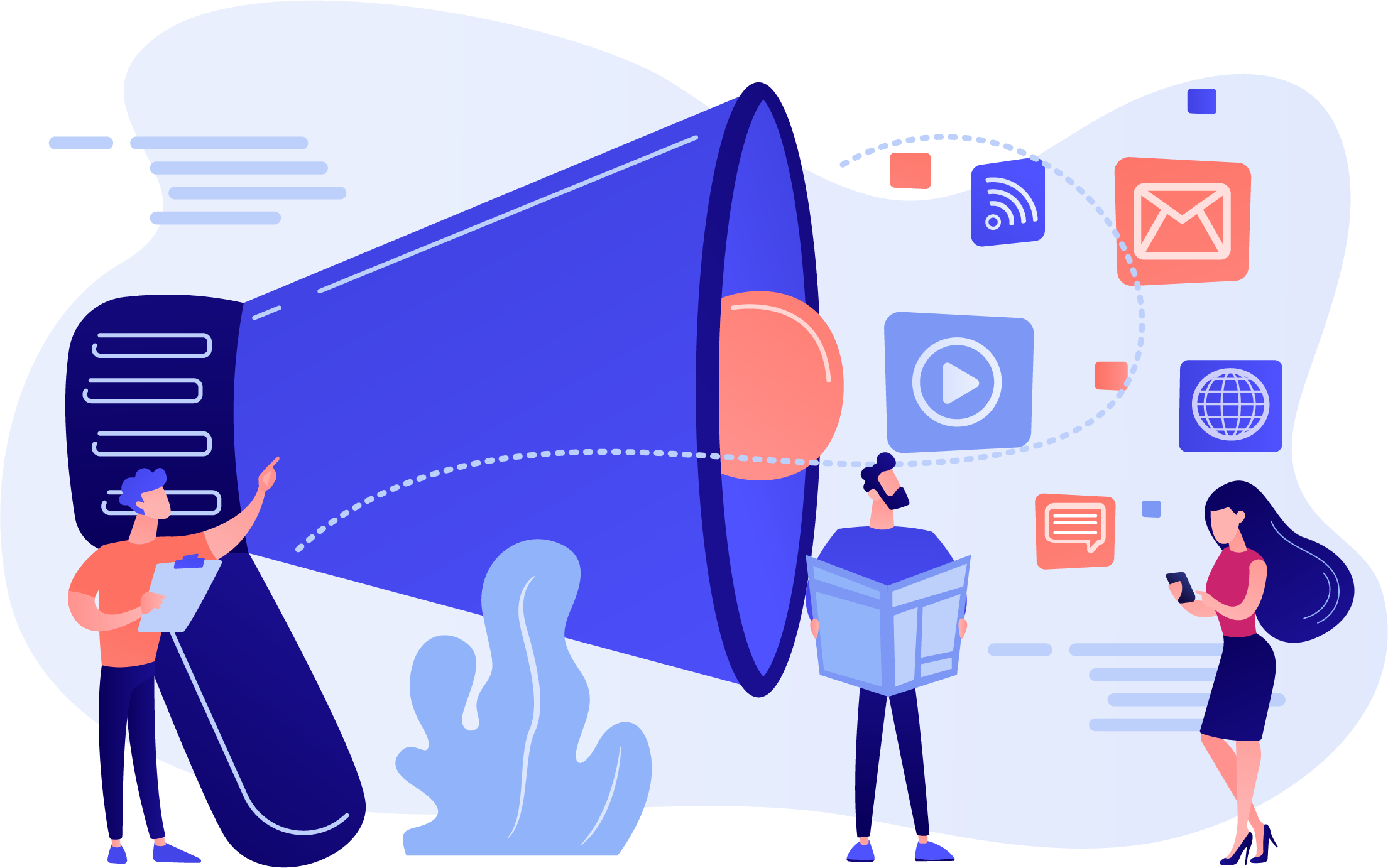 Online Marketing Grafik